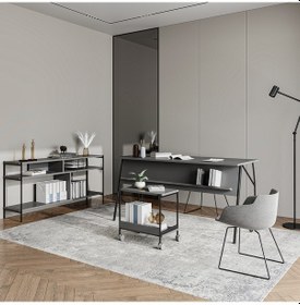 Resim Lagomood Ella Ofis Takımı Antrasit 