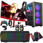 Resim Turbox TX5425 I5 6400 16GB Ram 512GB SSD 4gb GTX750TI 23.6 Inç 100Hz Curved Oyuncu Masaüstü Bilgisayarı 