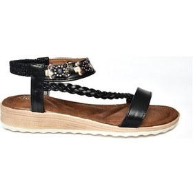 Resim Fox Shoes M258313409 Siyah Kadın Sandalet 
