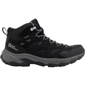 Resim Jack Wolfskin Vojo Tour Texapore Mıd M Siyah Erkek Outdoor Bot 000000000102067538 Siyah-grı Gri - Siyah 