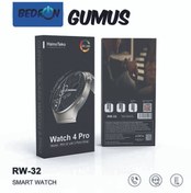 Resim Genel Markalar 1 Yıl Haino Teko Rw32 Watch 4 Pro Amoled Ekran 3 Kordon Akıllı Saat Gümüş 46 mm Çok Renkli Gümüş İt 