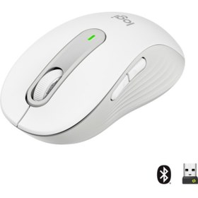 Resim logitech Signature M650 Küçük ve Orta Boy Sağ El Için Sessiz Kablosuz Mouse, Beyaz 910-006255 