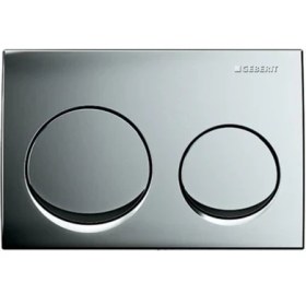 Resim Geberit ALPHA10 Kumanda Paneli, 2 Kademeli Deşarj Için, Parlak Krom - 115.040.21.1 
