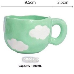 Resim Shineyee Seramik Kız Kalp Fincan - El Yapımı Tasarım Kahve Ve Çay Fincanı - 300-600ml Kapasite - Ev Ve Ofis İçin 