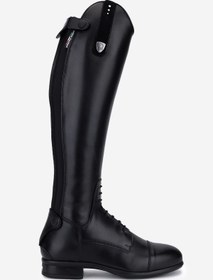 Resim Tattini Unisex Hakiki Deri Siyah (Medium) Binici Çizmesi VLM6273 - 41 