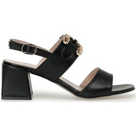 Resim İnci Etty 3fx Siyah Kadın Topuklu Sandalet Siyah 