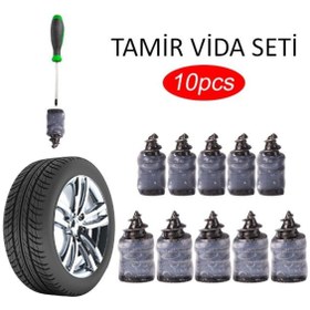 Resim baytoptan Lastik Tamir Kiti Kauçuk Vida Seti 