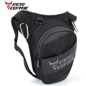 Resim Maiyame Motocentrıc Siyah Motosiklet Bacak Çantası - 1200d Su Geçirmez Oxford, Ayarlanabilir Bel Ve Bacak Kayışları Siyah 