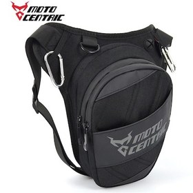 Resim Maiyame Motocentrıc Siyah Motosiklet Bacak Çantası - 1200d Su Geçirmez Oxford, Ayarlanabilir Bel Ve Bacak Kayışları Siyah 