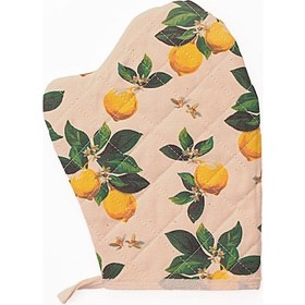 Resim Molinella Yanmaz Kapitone Duck Kumaş Renkli Fırın Eldiveni 20x27 Cm 10'lu Paket 