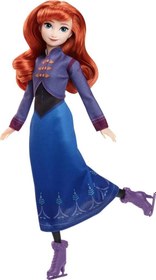 Resim Disney Karlar Ülkesi Buz Pateni Temalı Anna Bebek JBG54 