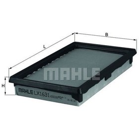Resim MAHLE LX1631 HAVA FİLTRESİ MICRA K12 03-10 NOTE 07-10 QASHQAI 07- 