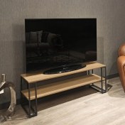 Resim WRKSPC Mercury TV Sehpası - Açık Meşe 