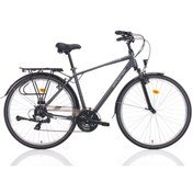 Resim BROSTER Mavine M 28'' Jant Şehir Bisikleti - Grey Glossy, 24 Vites, Alüminyum Kadro 