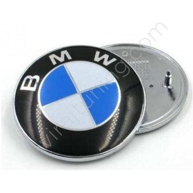 Resim Bmw 82Mm Ön Kaput Arma Ön Logo Bmw Yeni Logo Amblem Arka Arma 1Ad 