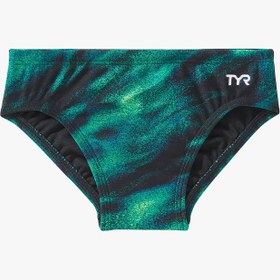 Resim Durafast Elite® Boy's Brief Swimsuit | Soren 310 Green - 24 