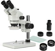 Resim Swift Dijital Profesyonel Trinoküler Stereo Zoom Mikroskop 