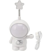 Resim Beyaz Astronot Kalemtraş Lamba - Huiliang A 