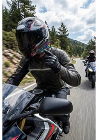 Resim Akıllı Motosiklet Kask Intercom Hd Ses, Bluetooth 5.3, Akıllı Gürültü Engelleme, Su Geçirmez Ipx6 