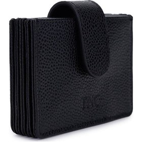 Resim Tamer Tanca Unisex Hakiki Deri Siyah Havyar Kartlık 1148 871 Krtlk Sk25-26 Sıyah Hvyr Siyah 