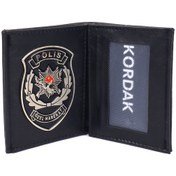 Resim Pöh Rozetli Cüzdan Polis Özel Haretkat Cüzdanı Siyah 