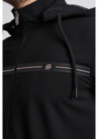 Resim Shooter Sportswear Shooter Klasik Erkek Eşofman Takımı Çıkartılabilir Kapüşonlu Rahat Kalıp Siyah 