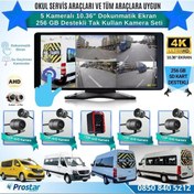Resim Servisler İçin 5 Kameralı 10.36" Dokunmatik Kayıtlı Ekranlı 256 