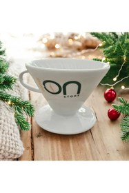 Resim MatchaSan Coffee V60 Kahve Demleme Seti | Seramik Kupa & V60 Dripper - Cozy Kahve Keyf 