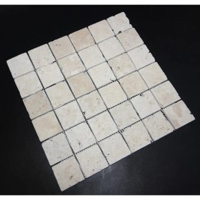 Resim Rustik Light Traverten Mozaik - Outlet (5x5) 