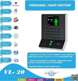 Resim Kablosuz Parmak İzi Okuyucu Personel Takip Sistemi 