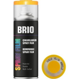 Resim Brio Sprey Boya Çıkarabilinir Opak Sarı 400 Ml 