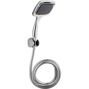 Resim Arçe Siyah Kare Banyo Duş Seti 