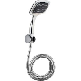 Resim Arçe Siyah Kare Banyo Duş Seti 