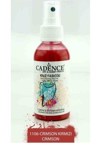 Resim Cadence Your Fashion Sprey Kumaş Boyası 100 Ml. 1106 Crımson Kırm 