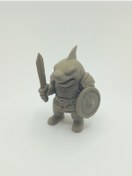 Resim shop Köpek Balığı Savaşçı Figürü | Zırhlı Deniz Canavarı Minyatürü 