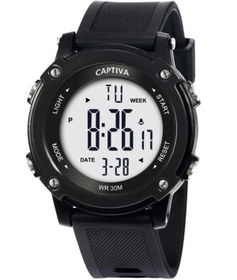 Resim captiva Digital 30 Mt Suya Dayanıklı Işıklı Alarmlı Kronometreli Takvimli Silikon Kordonlu Çoçuk Kol 