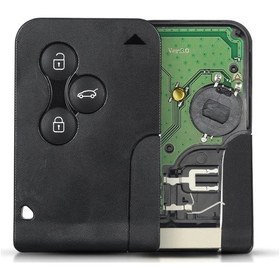 Resim Uzaktan Anahtar 433 Mhz Id46 Pcf7947 Çip 3 Düğmeli Renault Megane 2 3 Scenic Clio 2003-2008 Acil Grand Akıllı Kart 0182 