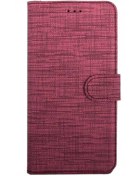 Resim Coverzone Galaxy A7 2017 Standlı Kartvizitli Ve Para Gözlü Kumaş Desen Mhm Pembe 