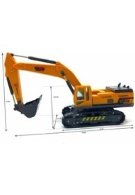 Resim Can-Em Oyuncak Oyuncak Kepçe Excavator 