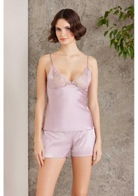Resim Pierre Cardin 6005 Kadın Rose Gelin Set 6'lı Saten Takım Rose 