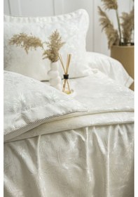 Resim Calantha Home Collection Maya 3 Parça Ekru Pike Takımı 240 X 260 Cm Ekru 
