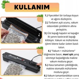 Resim Eco Lounge Gıda Vakum ve Mühürleme Makinesi- Yiyecek Tazeliği Koruma Ev ve Restoran Için 