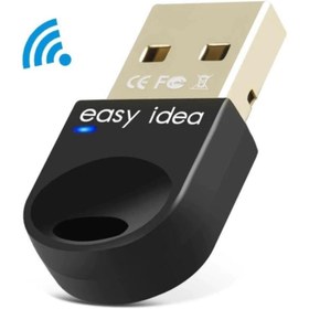 Resim Alfa Kablosuz Usb Bluetooth 5.0 Adaptör Bilgisayar Bluetooth Dongle Alıcı Verici 