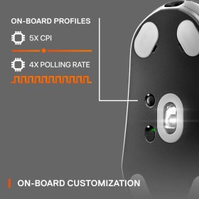 Resim Steelseries Prime Wireless Kablosuz FPS Oyuncu Mouse 18000 DPI Gecikmesiz Oyun Deneyimi 