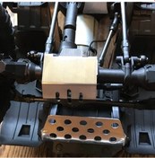 Resim Geekyou Rc Araba Vurgu Koruması Seti - 5 Parça Çelik Zırh, Trax4 1/10 Ve Range Rover Defender İçin 