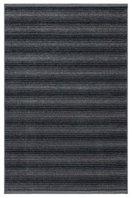 Resim Cool 402 Antrasit Çizgili Pamuk Makine Halısı - Antrasit / 100 x 150 