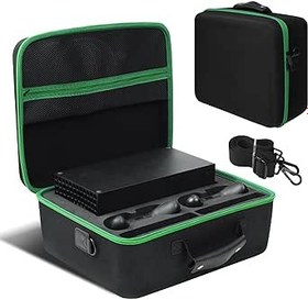 Resim LVKAYCE Hard Carrying Case Compatible with Xbox Series X, Protective Travel bag for Xbox Series X Console, Controllers, Cables and Other Accessories 