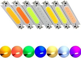 Resim COB LED Çip Turuncu 12V 2W 6015 PCB Bord DIY Işık Kaynağı 