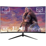 Resim IZOLY 2456c165 24" 1ms 165hz Amd Free Sync Fhd Led Hdmı Dp Va Curved Oyuncu Monitör 