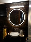 Resim YASEF HOME DİZAYN 70 Cm Beyaz Led'li Banyo Aynası Banyo Aynası-ledli Ayna-ışıklı Ayna 
